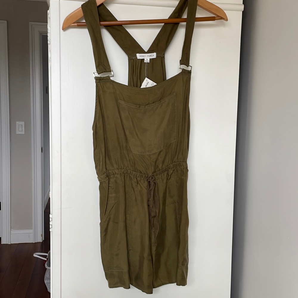 New with tags overall romper